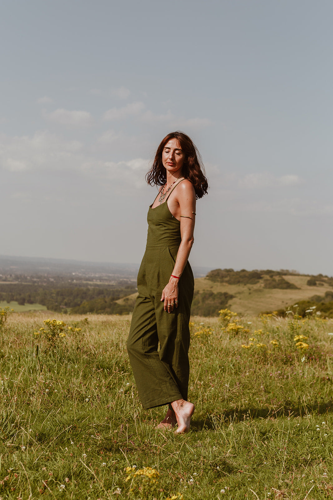 Cassie Jumpsuit Nomad Green