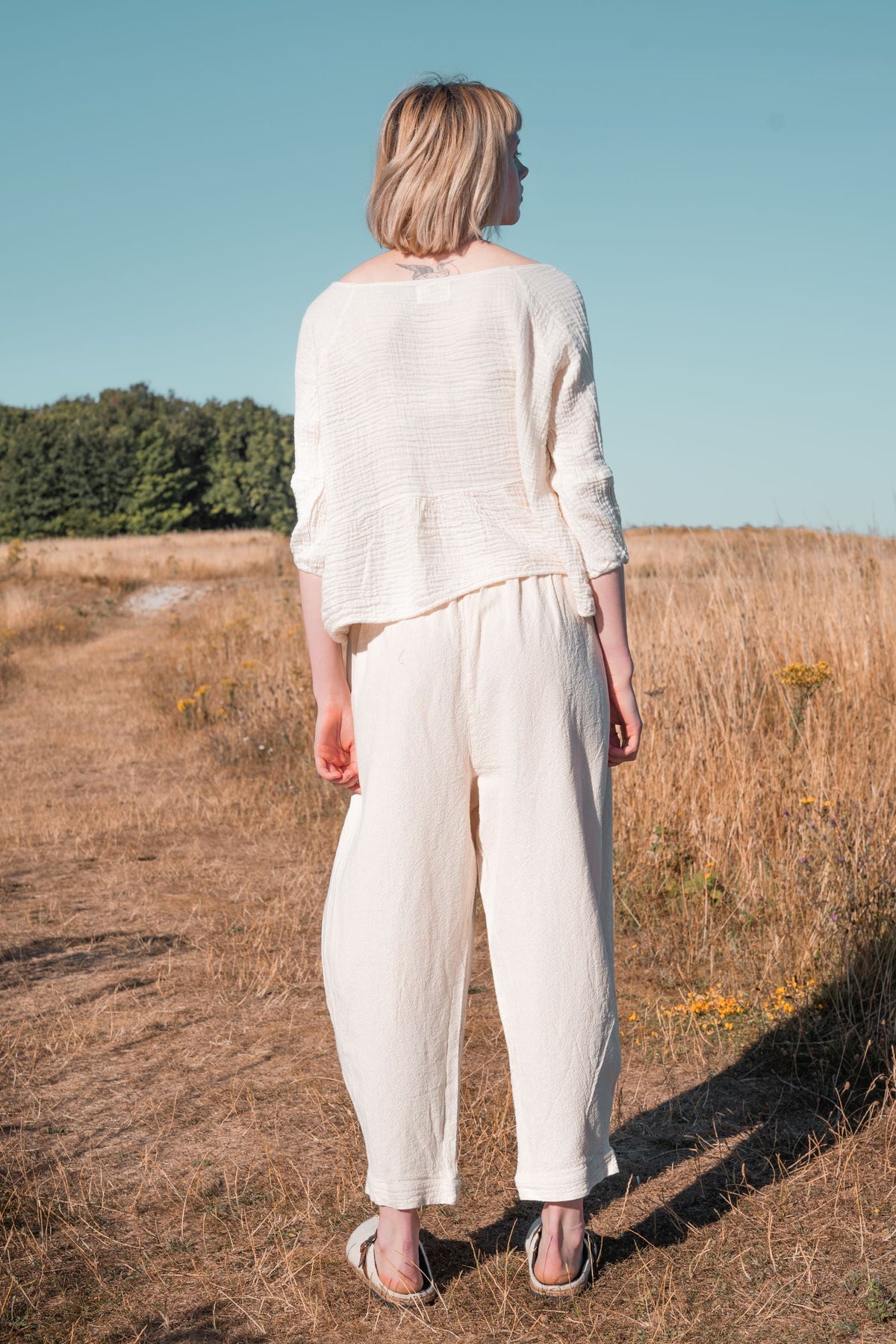 Riley Trousers Cotton Cloud