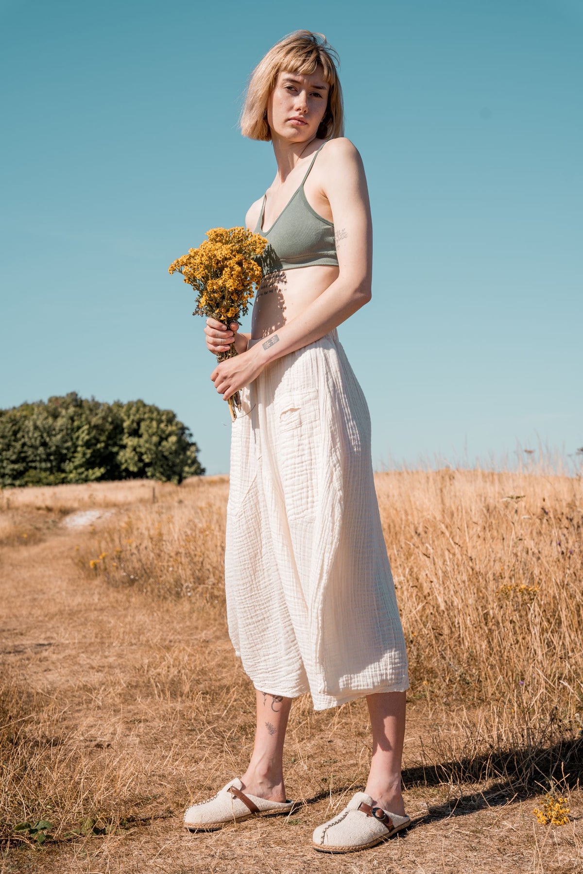 Ella Trousers Ivory Cloud