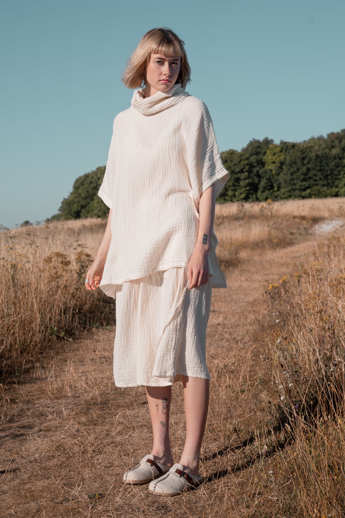 Noa Turtleneck White Sage